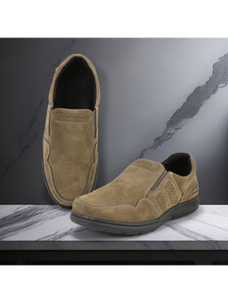 WOODLAND - Men Khaki Casual Sneakers