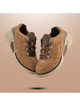 WOODLAND - Men Cashew Tan Casual Sneakers