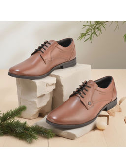 WOODLAND - Men Tan Formal Derbies
