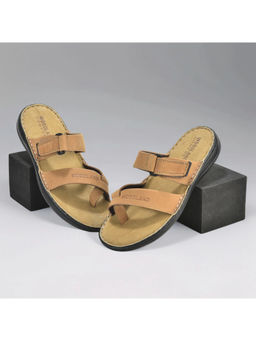 WOODLAND - Men Camel Tan Casual Sandals