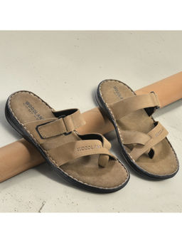 WOODLAND - Men Beige Casual Sandals