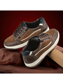 WOODLAND - Men Casual Mid Brown Sneakers