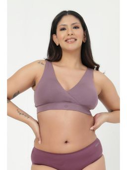Zelena - Mauve Padded Stretchable Maternity Bra