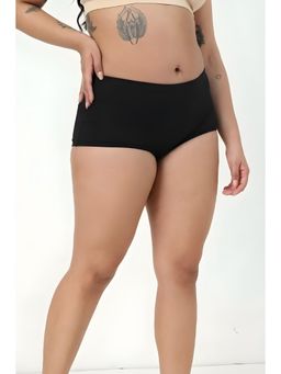 Zelena - Black Mid Rise Maternity Boyshort Brief