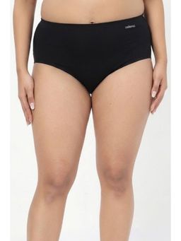 Zelena - Black Cotton Bonded High Rise Maternity Hipster Brief