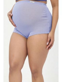 Zelena - Blue Over Belly Maternity Brief
