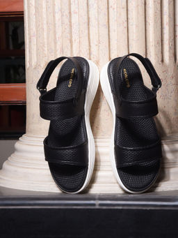 LIBERTY - Healers Sofia-2E Black Casual Sandal for Women