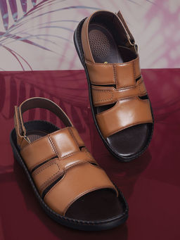 LIBERTY - Healers Starc-1E Tan Casual Sandal for Men
