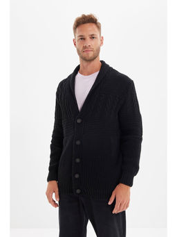 Trendyol - Man Black Sweater