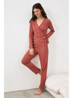 Trendyol - Rose Wrap Pyjamas (Set of 2)