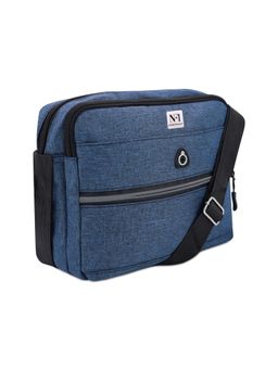NFI Essentials - Small Unisex Sling and Cross Body Bag for Travelling Blue