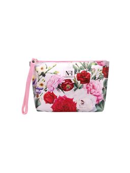 NFI Essentials - Floral Print Cosmetics Makeup Pouch (Y28) (One Size)