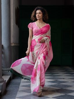 Suta - Multi Color Pure Cotton Saree Without Blouse