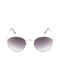 Opium Eyewear - Unisex Grey Round Sunglasses with UV Protected Lens Unisex Sunglasses - OP-10099-C04