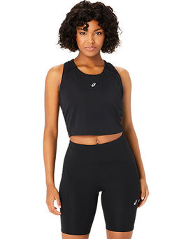 ASICS - Road Crop Women Black Tank Top