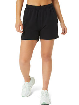 ASICS - French Terry 5In Women Black Shorts