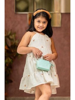 KOALA KIDZ - Honeycomb Embroidery Dress