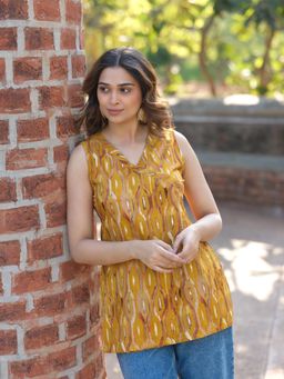 Mamicha - Jiya Mustard Top