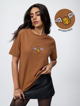 The Souled Store - Official Harry Potter: Certified Bookworm Women Relaxed Fit T-Shirts