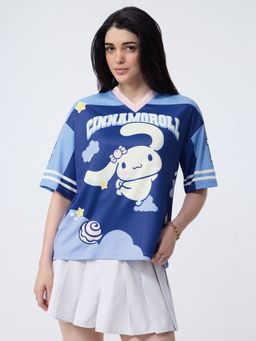 The Souled Store - Official Hello Kitty: Cinnamoroll Women Oversized Jerseys