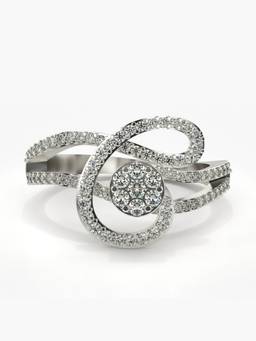 Valanova - Silver Hallmarked 9K Gold & Certified Lab Grown Diamond 0.60cts Ring