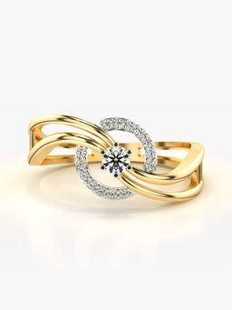 Valanova - Hallmarked 9K Gold & Certified Lab Grown Diamond 0.20cts Ring