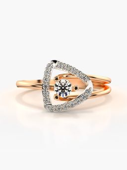Valanova - Rose-Gold Hallmarked 9K Gold & Certified Lab Grown Diamond 0.30cts Ring