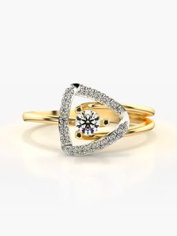 Valanova - Hallmarked 9K Gold & Certified Lab Grown Diamond 0.30cts Ring