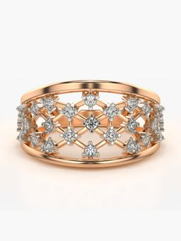 Valanova - Rose-Gold Hallmarked 9K Gold & Certified Lab Grown Diamond 0.41cts Ring