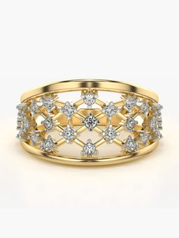 Valanova - Hallmarked 9K Gold & Certified Lab Grown Diamond 0.41cts Ring