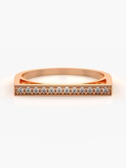 Valanova - Rose-Gold Hallmarked 9K Gold & Certified Lab Grown Diamond 0.28cts Ring