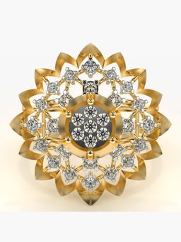 Valanova - Hallmarked 9K Gold & Certified Lab Grown Diamond 0.50cts Ring