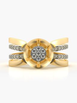 Valanova - Hallmarked 9K Gold & Certified Lab Grown Diamond 0.40cts Ring