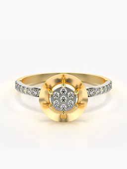 Valanova - Hallmarked 9K Gold & Certified Lab Grown Diamond 0.28cts Ring