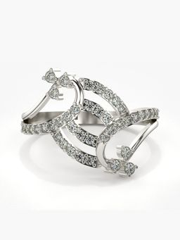Valanova - Silver Hallmarked 9K Gold & Certified Lab Grown Diamond 0.45cts Ring
