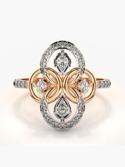 Valanova - Rose-Gold Hallmarked 9K Gold & Certified Lab Grown Diamond 0.41cts Ring