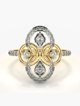 Valanova - Hallmarked 9K Gold & Certified Lab Grown Diamond 0.41cts Ring