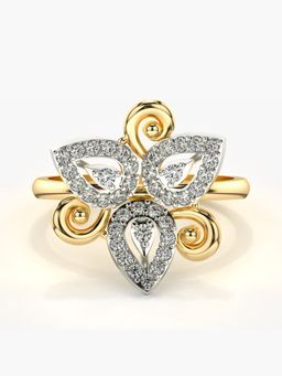Valanova - Hallmarked 9K Gold & Certified Lab Grown Diamond 0.39cts Ring