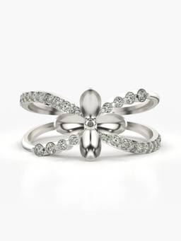 Valanova - Silver Hallmarked 9K Gold & Certified Lab Grown Diamond 0.31cts Ring