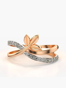 Valanova - Rose-Gold Hallmarked 9K Gold & Certified Lab Grown Diamond 0.22cts Ring