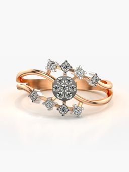 Valanova - Rose-Gold Hallmarked 9K Gold & Certified Lab Grown Diamond 0.24cts Ring