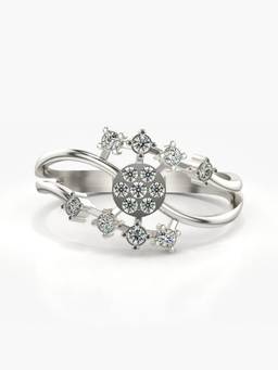 Valanova - Silver Hallmarked 9K Gold & Certified Lab Grown Diamond 0.24cts Ring