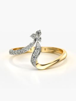 Valanova - Hallmarked 9K Gold & Certified Lab Grown Diamond 0.18cts Ring