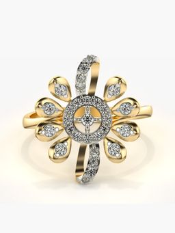 Valanova - Hallmarked 9K Gold & Certified Lab Grown Diamond 0.36cts Ring