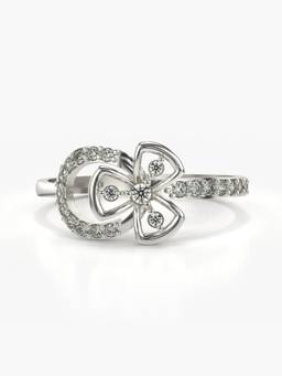 Valanova - Silver Hallmarked 9K Gold & Certified Lab Grown Diamond 0.24cts Ring