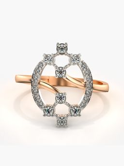 Valanova - Rose-Gold Hallmarked 9K Gold & Certified Lab Grown Diamond 0.33cts Ring