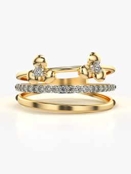 Valanova - Hallmarked 9K Gold & Certified Lab Grown Diamond 0.26cts Ring