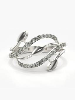 Valanova - Silver Hallmarked 9K Gold & Certified Lab Grown Diamond 0.26cts Ring