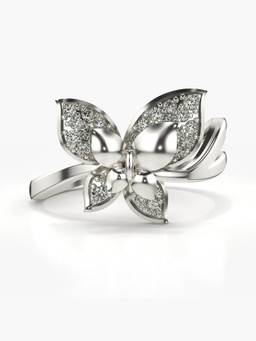 Valanova - Silver Hallmarked 9K Gold & Certified Lab Grown Diamond 0.37cts Ring