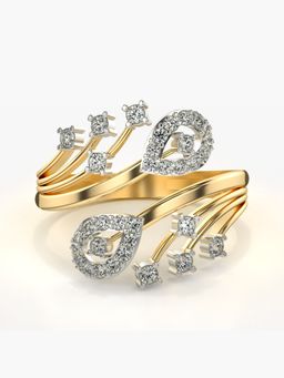 Valanova - Hallmarked 9K Gold & Certified Lab Grown Diamond 0.38cts Ring